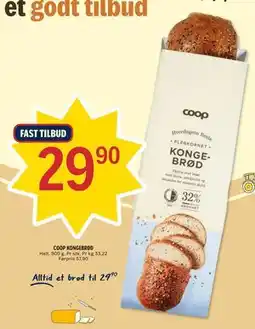 Coop Prix COOP KONGEBRØD tilbud