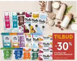 Coop Mega ET UTVALG TINE LAKTOSEFRI PRODUKTER tilbud