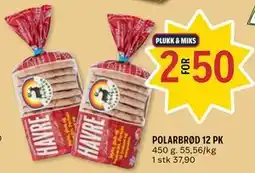 Coop Prix POLARBRØD 12 PK tilbud