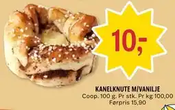 Coop Prix KANELKNUTE M/VANILJE tilbud