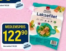 Coop Prix Fra havet laksefilet tilbud