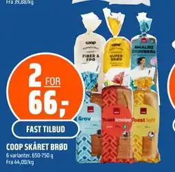 Coop Obs COOP SKÅRET BRØD tilbud