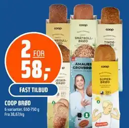 Coop Obs COOP BRØD tilbud