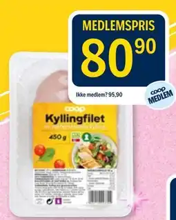 Coop Prix Coop kyllingfilet tilbud