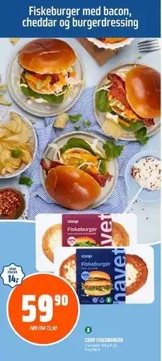 Coop Obs COOP FISKEBURGER tilbud