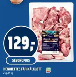 Coop Obs HENRIETTES FÅRIKÅLKJØTT tilbud