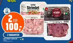 Coop Obs COOP STRIMLET STORFE/SVIN tilbud