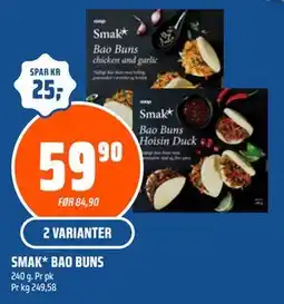 Coop Obs SMAK* BAO BUNS tilbud