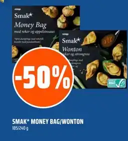 Coop Obs SMAK* MONEY BAG/WONTON tilbud