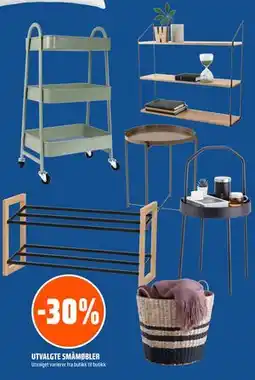 Coop Obs UTVALGTE SMÅMØBLER tilbud
