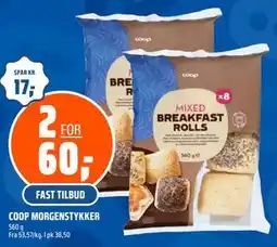 Coop Obs COOP MORGENSTYKKER tilbud