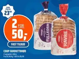 Coop Obs COOP FAVORITTBRØD tilbud