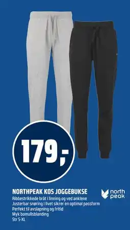 Coop Obs NORTHPEAK KOS JOGGEBUKSE tilbud