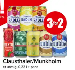 Spar Clausthaler/Munkholm tilbud