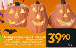 Rusta Dekorasjonsbelysning LED Halloween Pumpkin tilbud
