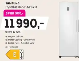 ELON SAMSUNG Fryseskap RZ70H32HEVEF tilbud