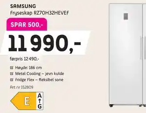 SAMSUNG Fryseskap RZ70H32HEVEF