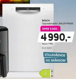 ELON BOSCH Oppvaskmaskin SMU2HTW06E tilbud
