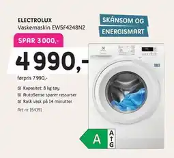 ELON ELECTROLUX Vaskemaskin EW5F4248N2 tilbud
