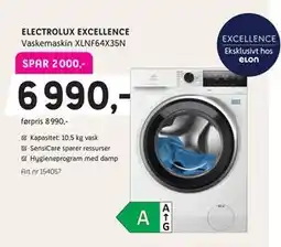 ELON ELECTROLUX EXCELLENCE Vaskemaskin XLNF64X35N tilbud