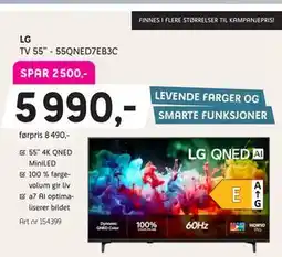 ELON LG TV 55” - 55QNED7EB3C tilbud