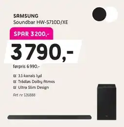 ELON SAMSUNG Soundbar HW-S710D/XE tilbud