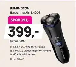 ELON REMINGTON Barbermaskin R4002, Medlemspris tilbud