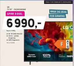 ELON LG TV 55” - 55QNED82B6B tilbud