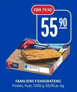 Rema 1000 FAMILIENS FISKEGRATENG tilbud