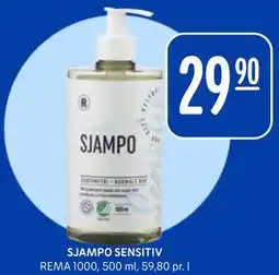 Rema 1000 SJAMPO SENSITIV tilbud