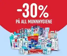 Rema 1000 30% PÅ ALL MUNNHYGIENE tilbud