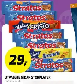 Bunnpris UTVALGTE NIDAR STORPLATER tilbud
