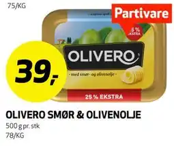 Bunnpris OLIVERO SMØR & OLIVENOLJE tilbud