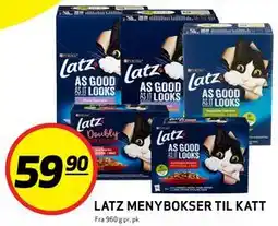Bunnpris LATZ MENYBOKSER TIL KATT tilbud