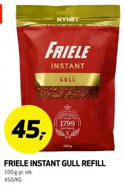 Bunnpris FRIELE INSTANT GULL REFILL tilbud