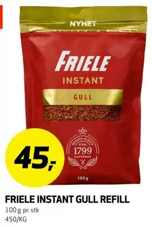 Bunnpris FRIELE INSTANT GULL REFILL tilbud