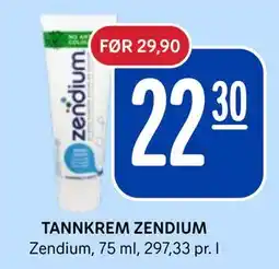 Rema 1000 TANNKREM ZENDIUM tilbud
