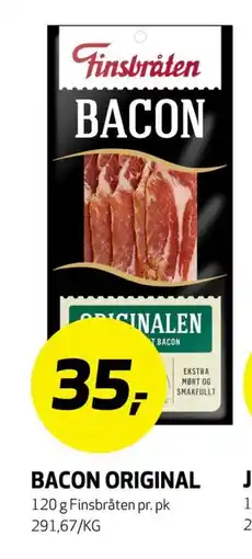 Bunnpris BACON ORIGINAL tilbud