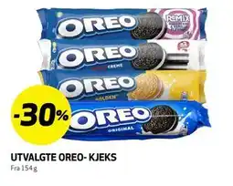 Bunnpris UTVALGTE OREO- KJEKS tilbud