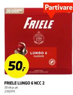 Bunnpris FRIELE LUNGO 6 NCC 2 tilbud