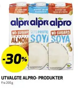 Bunnpris UTVALGTE ALPRO- PRODUKTER tilbud