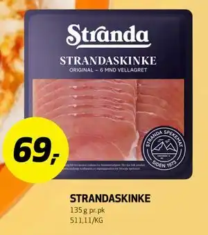 Bunnpris STRANDASKINKE tilbud