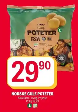 Coop Extra Coop Gule Poteter tilbud