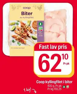 Coop Extra Coop kyllingfilet i biter tilbud