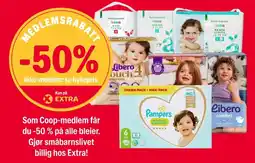 Coop Extra Pampers bleier tilbud