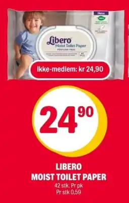 Coop Extra Libero moist toilet paper tilbud