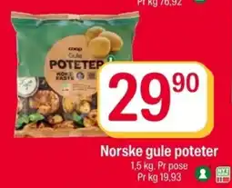 Coop Extra Coop poteter tilbud
