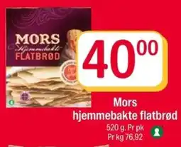 Coop Extra Mors hjemmebakte flatbrød tilbud