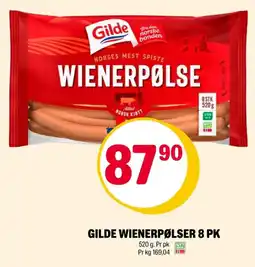 Coop Extra Gilde wienerpølser tilbud