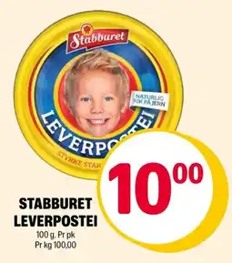Coop Extra Stabburet leverpostei tilbud